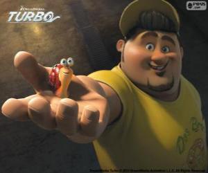 Puzle Tito, Turbo je přítel, Vybarvit podle 