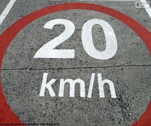 Puzle 20 km/h zóna