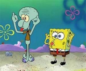 Puzle SpongeBob SquarePants a jeho přítel, Squidward Tentacles