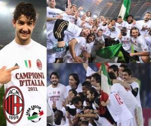Puzle AC Milán, Italská fotbalová liga mistr - Lega Calcio 2010-11