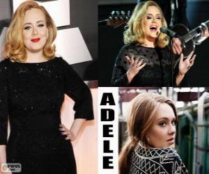 Puzle Adele, je Britská zpěvačka skladatelka