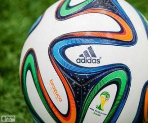 Puzle Adidas Brazuca, oficiální míč mistrovství světa Brazílie 2014