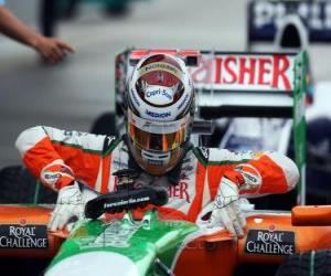 Puzle Adrian Sutil, Force India