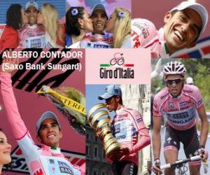 Puzle Alberto Contador, vítěz Giro Itálie 2011