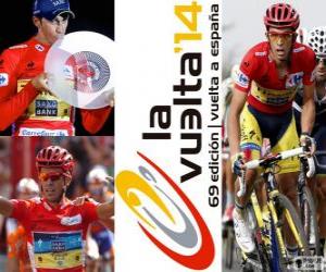 Puzle Alberto Contador, vítěz turné Španělsko 2014