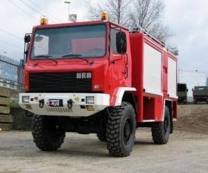 Puzle All-Terrain hasičský vůz