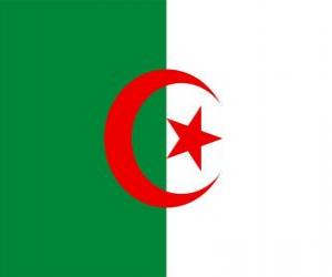 Puzle Alžírská vlajka