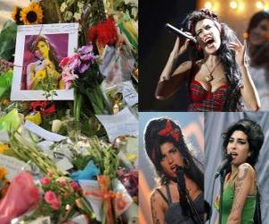 Puzle Amy Winehouse byl anglický písničkář, známý pro jeho mix různých žánrů