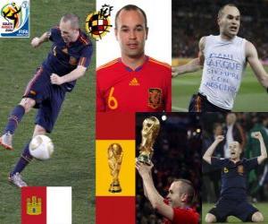 Puzle Andrés Iniesta (Sweet Iniesta), španělského národního týmu záložník