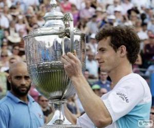 Puzle Andy Murray drobet trofej