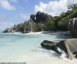 Puzle Anse Source D'Argent, Seychely