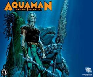 Puzle Aquaman byl jedním ze zakládajících členů týmu Justice League amerických nebo JLA