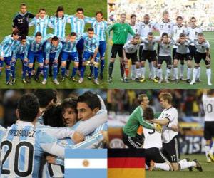 Puzle Argentina - Deutschland, čtvrtfinále, Jižní Afrika 2010