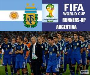 Puzle Argentina klasifikován z Brazílie 2014 fotbalové mistrovství světa 2.