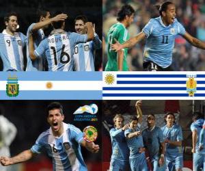 Puzle Argentina - Uruguay, čtvrtfinále, Argentina 2011