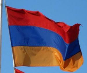 Puzle Arménská vlajka
