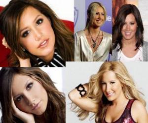 Puzle Ashley Tisdale je herečka, zpěvačka a modelka, známý pro jeho roli jako co-hrál v Disney filmový kanál High School Musical