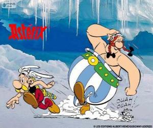 Puzle Asterix a Obelix s psem Idefix