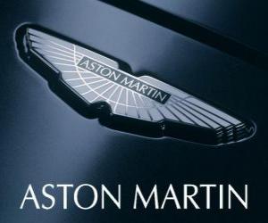 Puzle Aston Martin logo, britský výrobce automobilů
