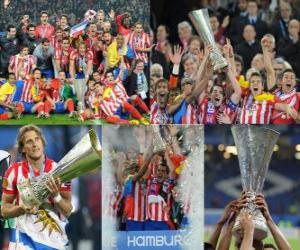 Puzle Atletico Madrid Champion, Europa League 2009-10