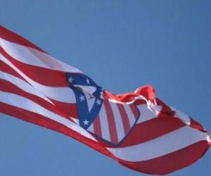 Puzle Atlético Madrid vlajka
