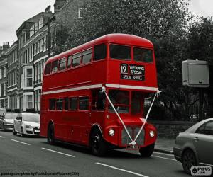 Puzle Autobus v Londýně