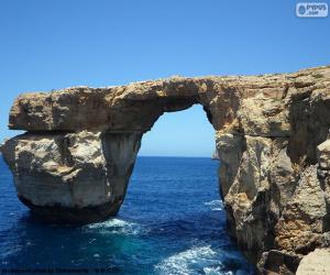 Puzle Azure okno, Malta