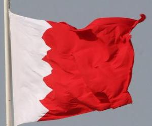Puzle Bahrajnská vlajka