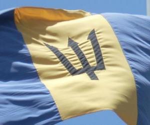 Puzle Barbados vlajka