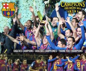 Puzle Barca, FC Barcelona, Mistr Mistrovství světa ve fotbale klubů  2011