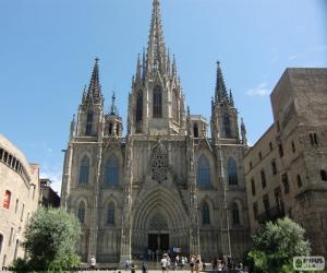 Puzle Barcelonská katedrála