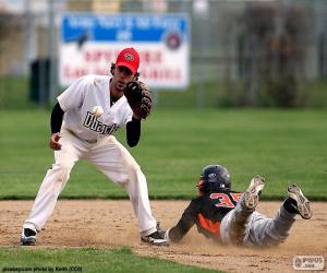 Puzle Baseball dosah základny