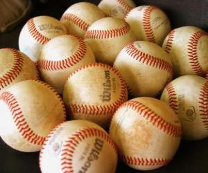 Puzle Baseballové míčky