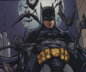 Puzle Batman se svými přáteli, netopýři