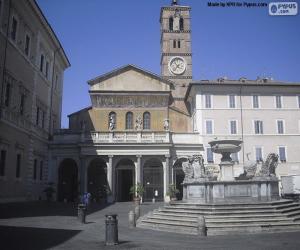 Puzle Bazilika Panny Marie v Trastevere, Řím