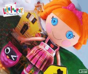 Puzle Bea Spells-A-Lot z Lalaloopsy s její pet, sova