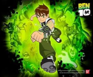 Puzle Ben 10 běží