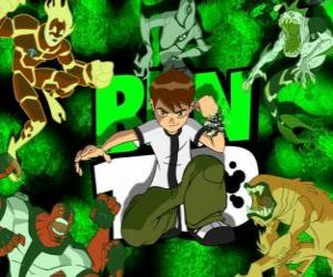 Puzle Ben 10 Omnitrix mimozemšťané