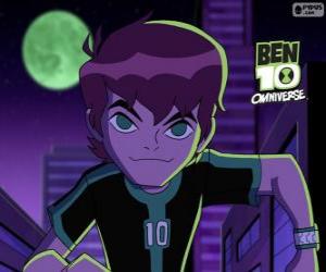 Puzle Ben 10 Omniverse ve městě