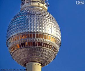 Puzle Berliner Fernsehturm, Německo