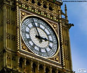 Puzle Big Ben hodiny