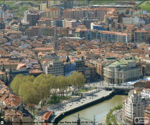 Puzle Bilbao, Baskické, Španělsko