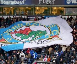 Puzle Blackburn Rovers FC vlajka
