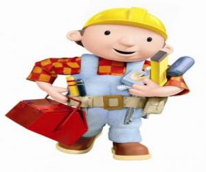 Puzle Bob the Builder s jeho nástroje