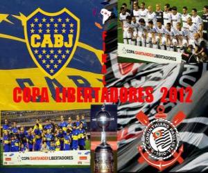 Puzle Boca Juniors vs Corinthians. Copa Libertadores Finále 2012