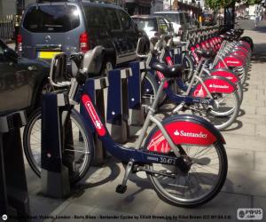 Puzle Boris Bikes, Londýn