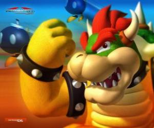 Puzle Bowser nebo King Koopa, hlavní nepřítel ve hře Mario