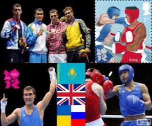 Puzle Boxing welterweight - 69 kg muži London 2012