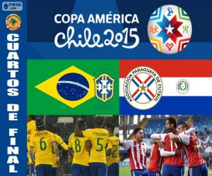 Puzle BRA - PAR, Copa America 2015