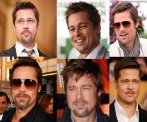 Puzle Brad Pitt se proslavila v polovině-1990, poté, co hrál v několika filmech Hollywood